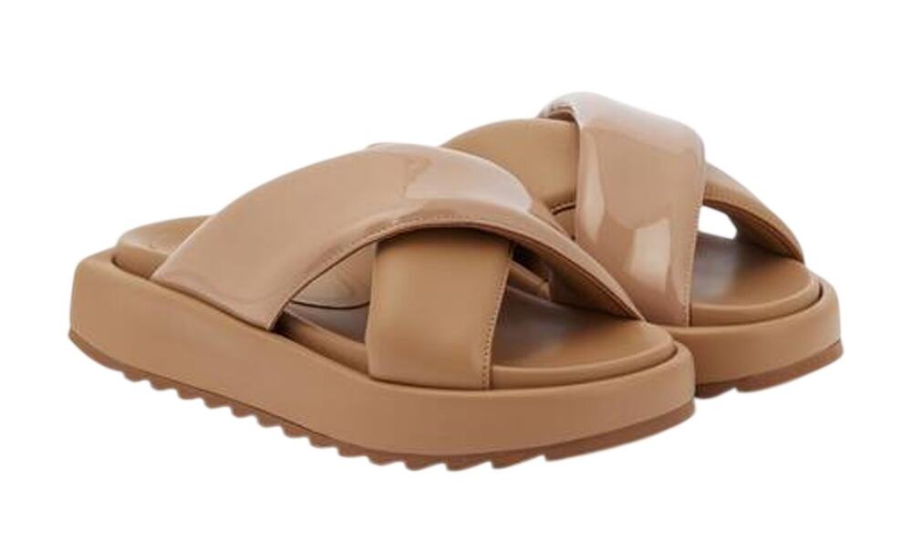 Gia Borghini Padded Beige 25 Slides Size 39 EU